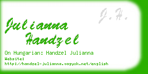 julianna handzel business card